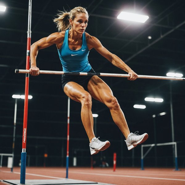 Quels exercices de renforcement des mollets sont recommandés pour les athlètes pratiquant le saut à la perche?